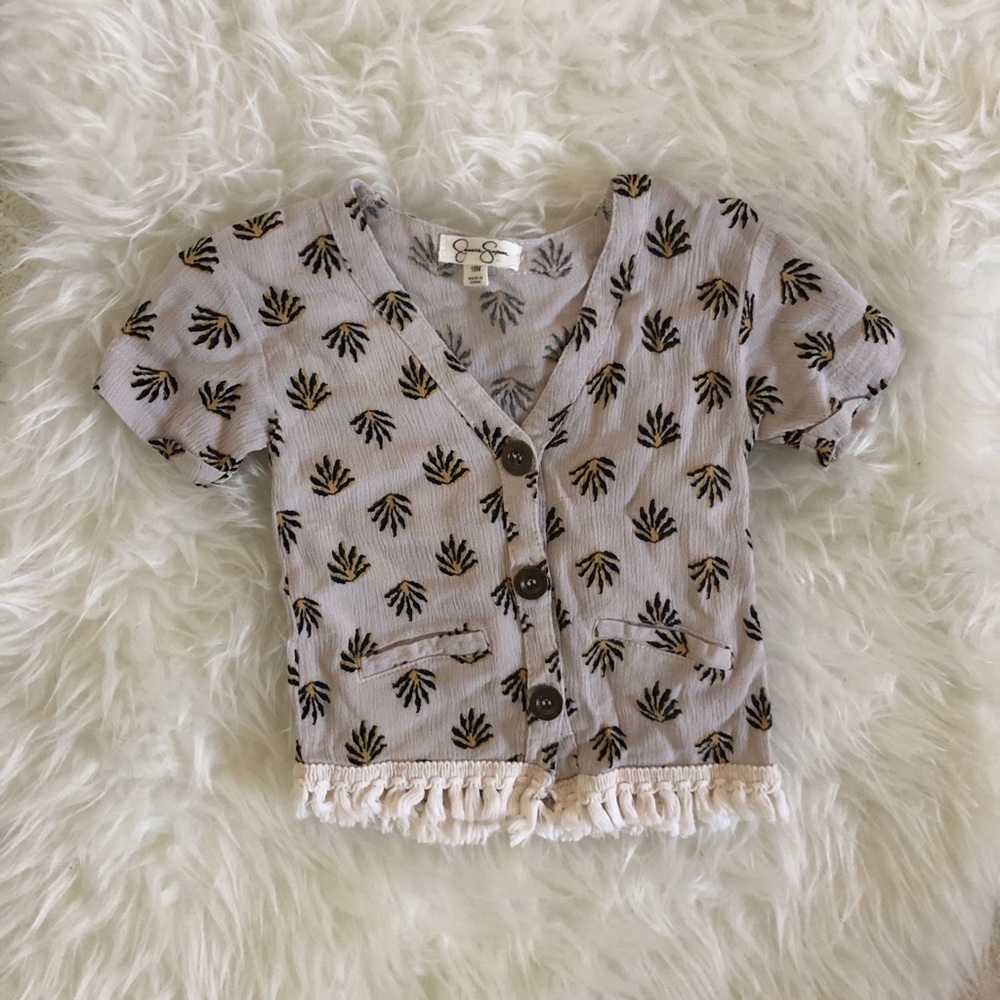 Jessica Simpson floral blouse